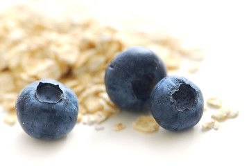 Image showing Blueberry oats