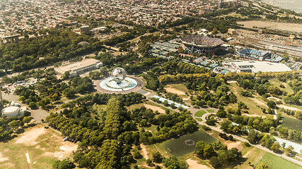 Image showing Aerial view of Queens Borough, New York