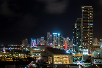 Image showing Aerial view of Miami Downtown