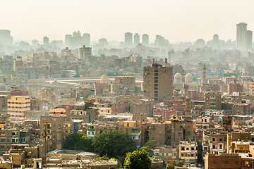 Image showing Aerial view of Cairo