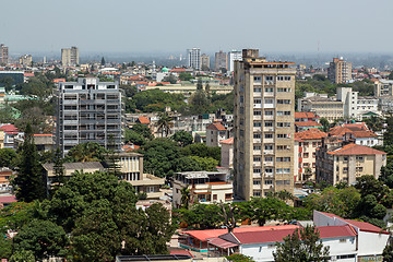 Image showing Aerial view of downtown Maputo