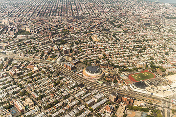 Image showing Aerial view of Queens Borough, New York