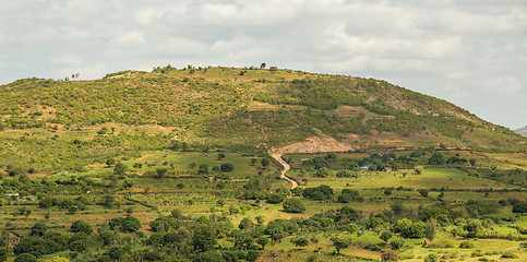 Image showing One of the mountains surrounding the city of Harar