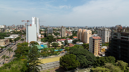 Image showing Aerial view of downtown Maputo