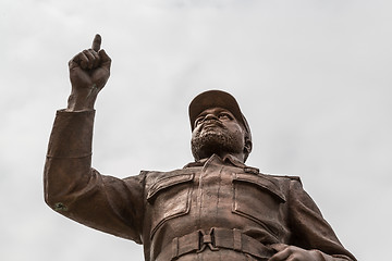 Image showing Statue of Samora Moisés Machel at Independence  Square