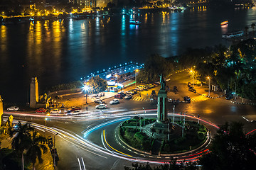 Image showing Cairo at night