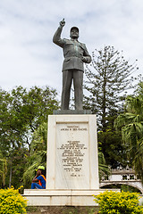 Image showing The first Statue of Samora Moisés Machel