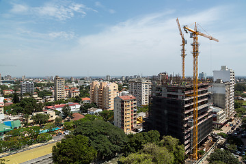 Image showing Aerial view of downtown Maputo