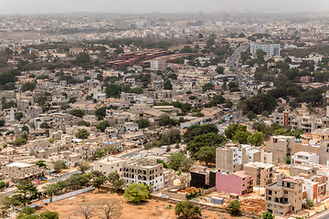 Image showing Aerial view of Dakar