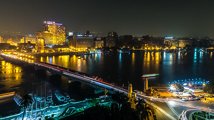 Image showing Cairo at night