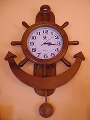 Image showing clock-sailor