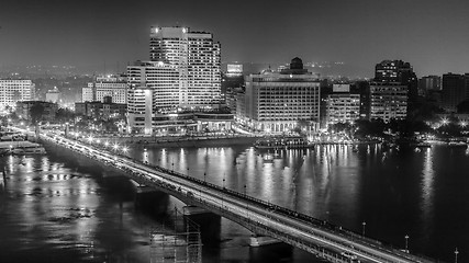 Image showing Cairo at night