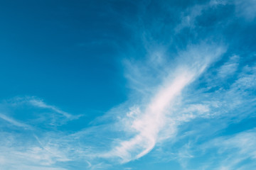 Image showing blue sky background with white clouds