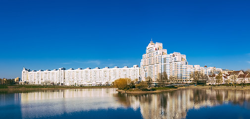 Image showing Building In Minsk, Downtown (Nemiga)