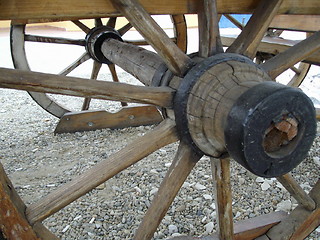 Image showing axle of wheels