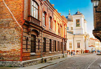 Image showing Streets And Old Part City Architecture Estonian Capital, Tallinn