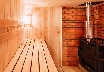 Image showing Interior Of The Sauna