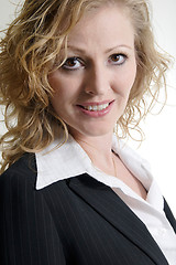 Image showing Smiling business woman