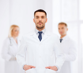 Image showing male doctor in white coat