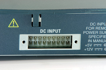 Image showing dc input