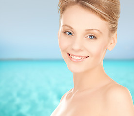 Image showing beautiful young woman face