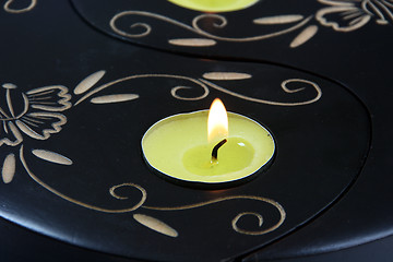 Image showing candle on fire