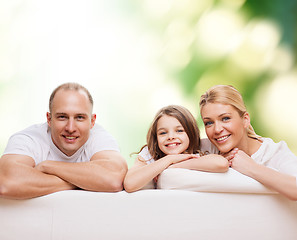 Image showing happy family at home