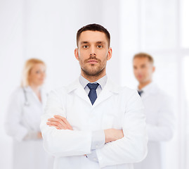 Image showing male doctor in white coat