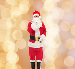 Image showing man in costume of santa claus