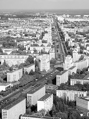 Image showing  Berlin aerial view 