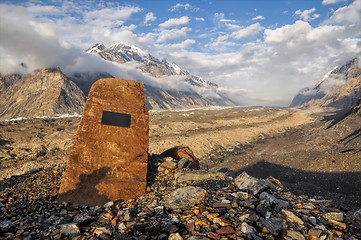 Image showing Glacier in Kyrgyzstan