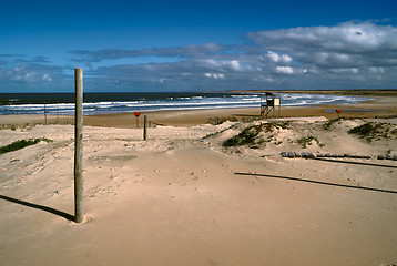 Image showing Lifeguard tower