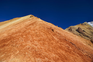 Image showing Colored mountain