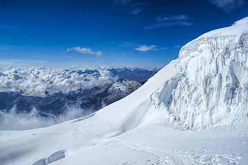 Image showing View from Huayna Potosi