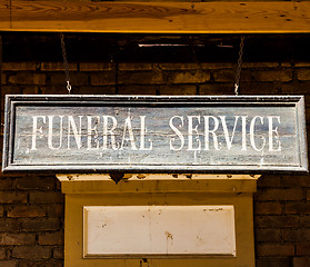 Image showing Funeral Service