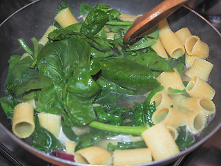 Image showing Paccheri rigati pasta