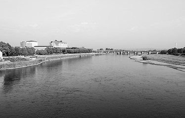 Image showing  Elbe river in Dresden 