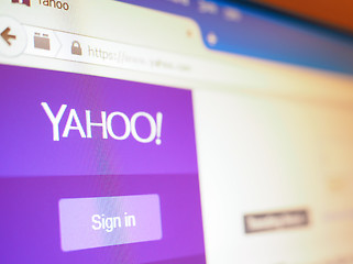 Image showing Yahoo home page