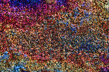 Image showing fantastic rainbow mineral metal background