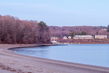 Image showing Greenwich Bay Harbor Seaport in east greenwich  Rhode Island