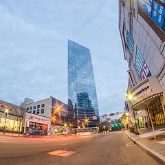 Image showing white plains ny city stree scenes and skyline