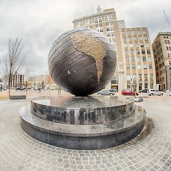 Image showing tulsa city skyline around downtown streets