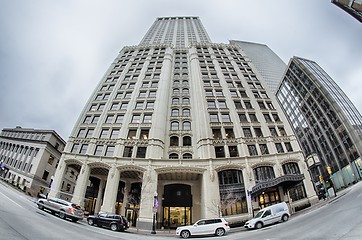 Image showing tulsa city skyline around downtown streets