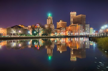 Image showing providence Rhode Island from the far side of the waterfront