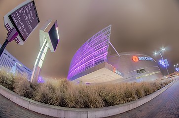 Image showing tulsa city skyline around downtown streets