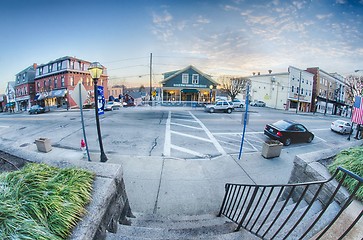 Image showing town of east greenwich street scenes