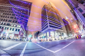 Image showing tulsa city skyline around downtown streets