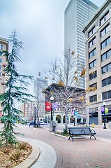 Image showing tulsa city skyline around downtown streets