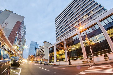 Image showing white plains ny city stree scenes and skyline