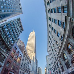 Image showing New York City Manhattan   view with skyscrapers